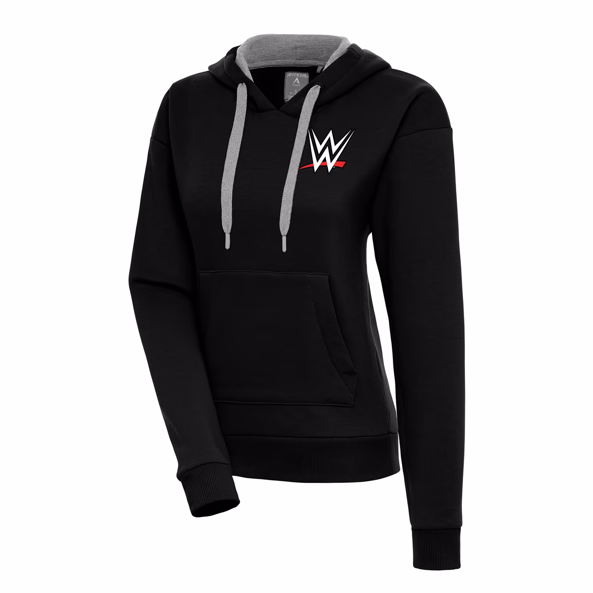 Women's Antigua Black WWE Victory Pullover Hoodie 2 Women's Antigua Black WWE Victory Pullover Hoodie