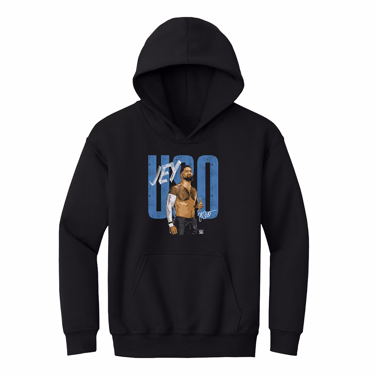 Youth 500 Level Black Jey Uso Pose Pullover Hoodie 3 Youth 500 Level Black Jey Uso Pose Pullover Hoodie