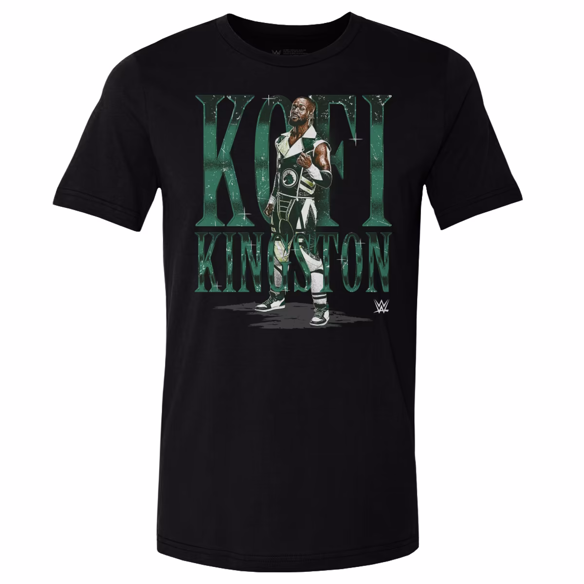 Men's 500 Level Black Kofi Kingston Name T-Shirt