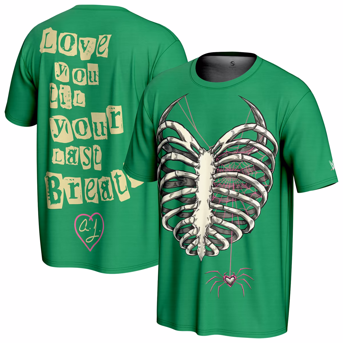 Men's ProSphere Green AJ Lee Ribcage T-Shirt