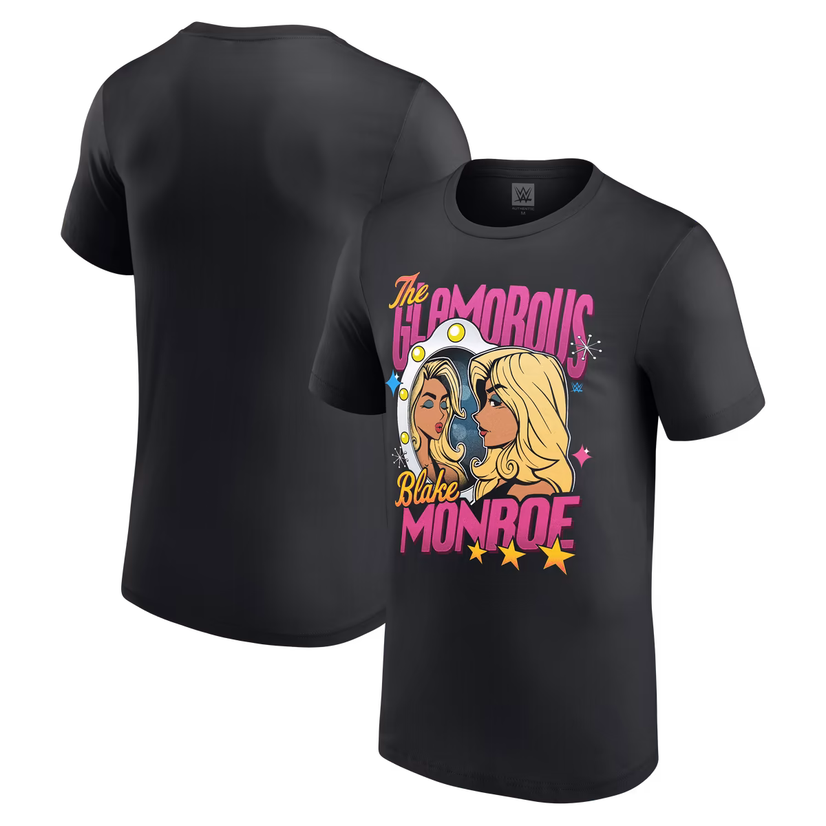 Men's Black Blake Monroe The Glamourous Cartoon T-Shirt