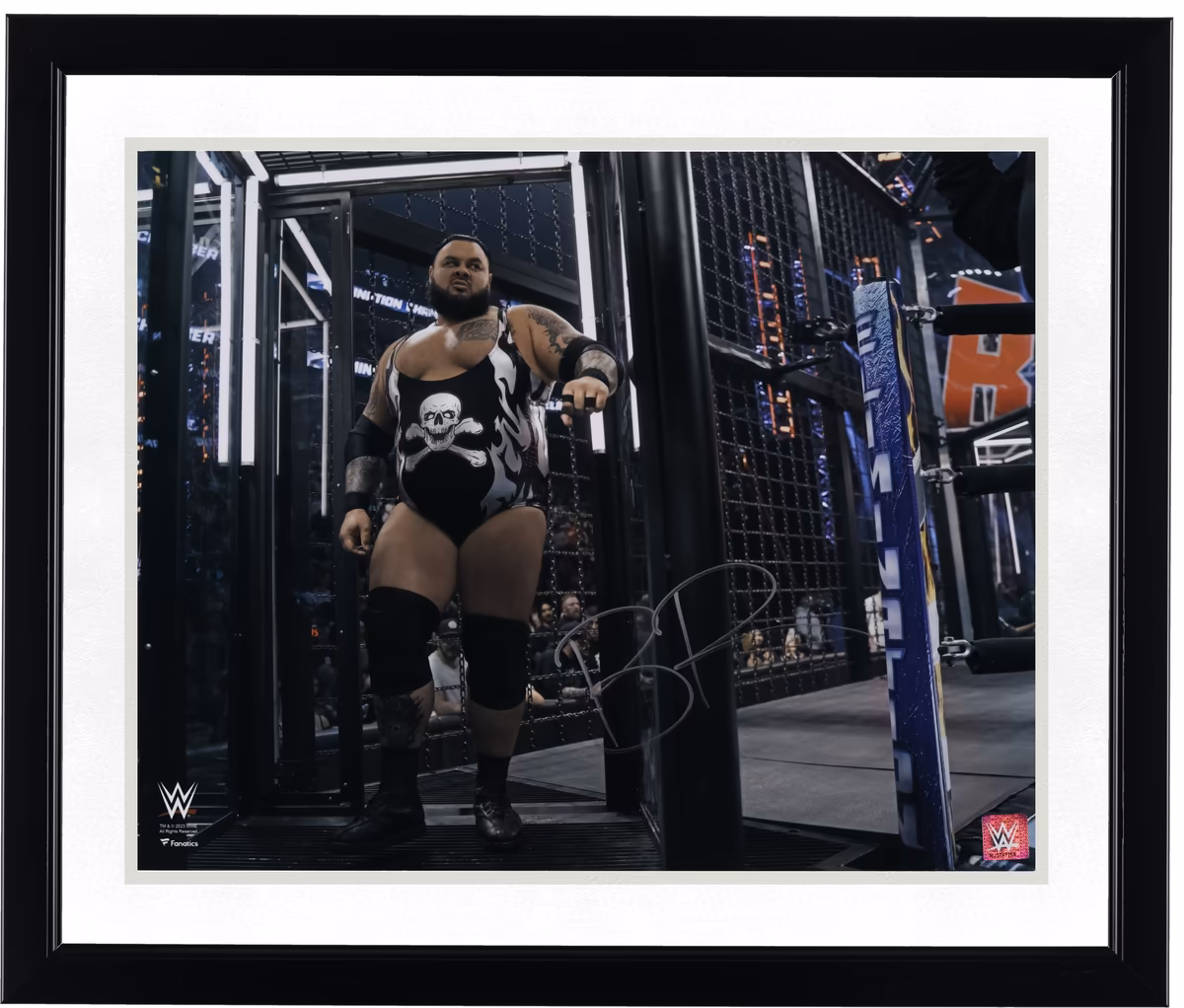 Bronson Reed WWE Autographed 16" x 20" Elimination Chamber Photograph 3 Bronson Reed WWE Autographed 16" x 20" Elimination Chamber Photograph