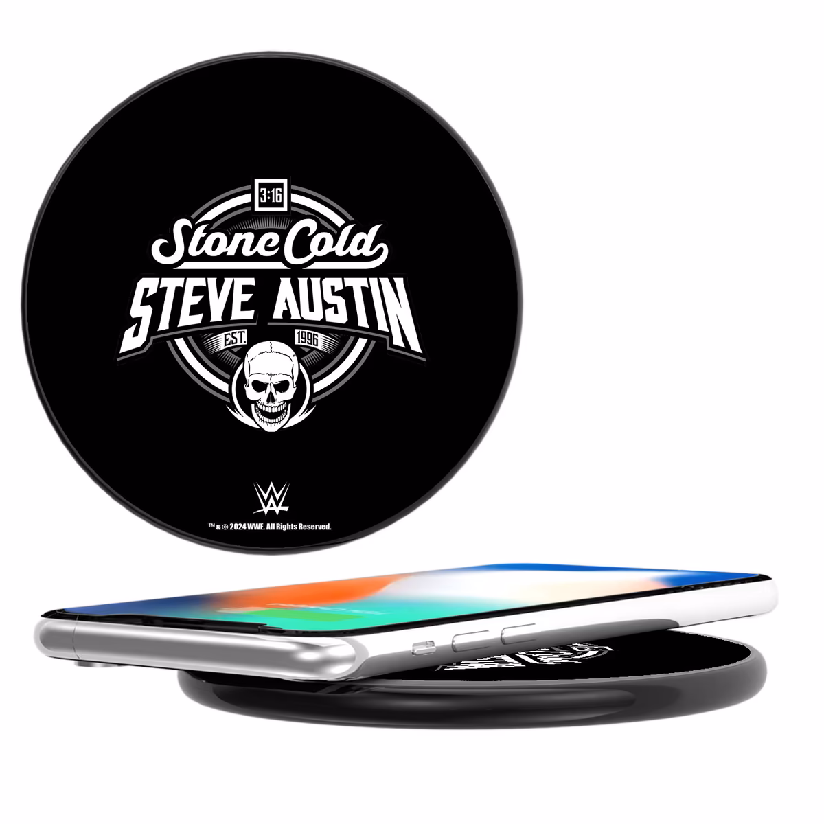 Keyscaper  "Stone Cold" Steve Austin 15 Watt Wireless Induction Charger