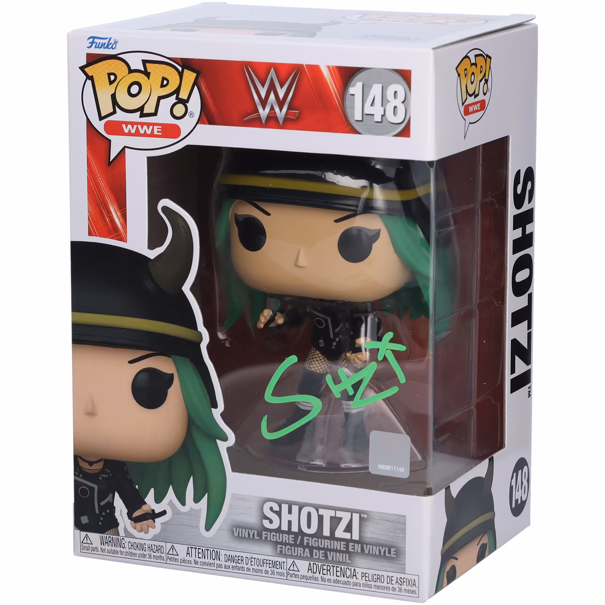 Shotzi WWE Autographed #148 Funko Pop! Figurine