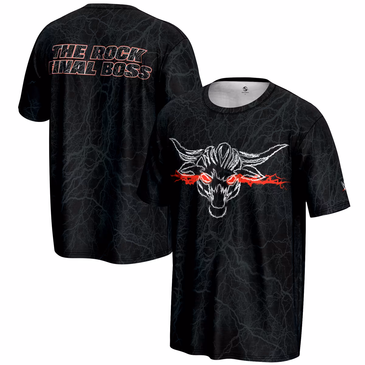 Youth Black The Rock The Final Boss Logo T-Shirt 3 Youth Black The Rock The Final Boss Logo T-Shirt