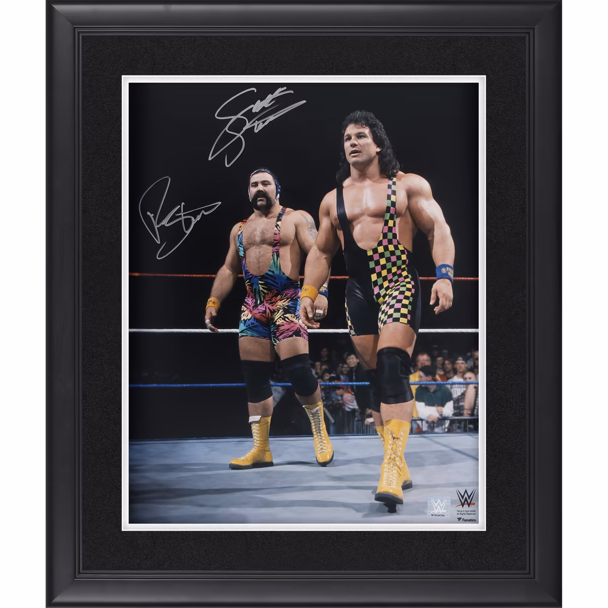 Rick & Scott Steiner WWE Autographed Framed 16" x 20" In Ring Photograph 2 Rick & Scott Steiner WWE Autographed Framed 16" x 20" In Ring Photograph