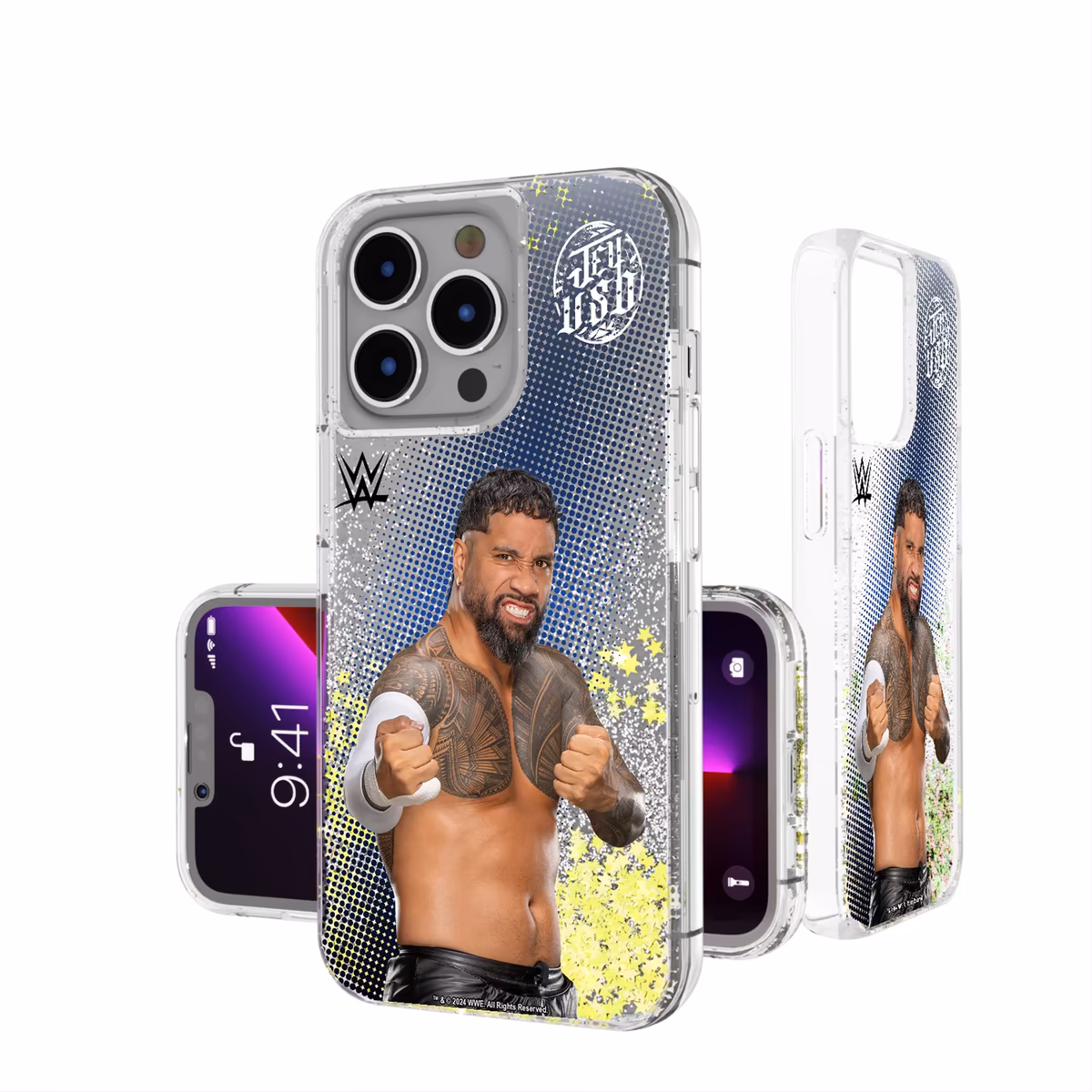 Keyscaper Jey Uso WWE Yeet Blues Superstar iPhone Glitter Case 1 Keyscaper Jey Uso WWE Yeet Blues Superstar iPhone Glitter Case