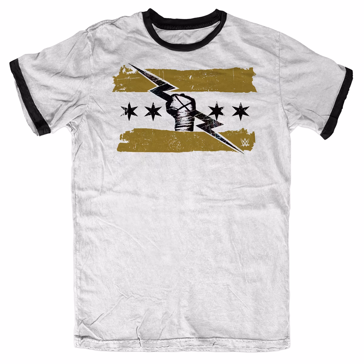 Men's White CM Punk Best in the World Las Vegas Ringer T-Shirt 3 Men's White CM Punk Best in the World Las Vegas Ringer T-Shirt
