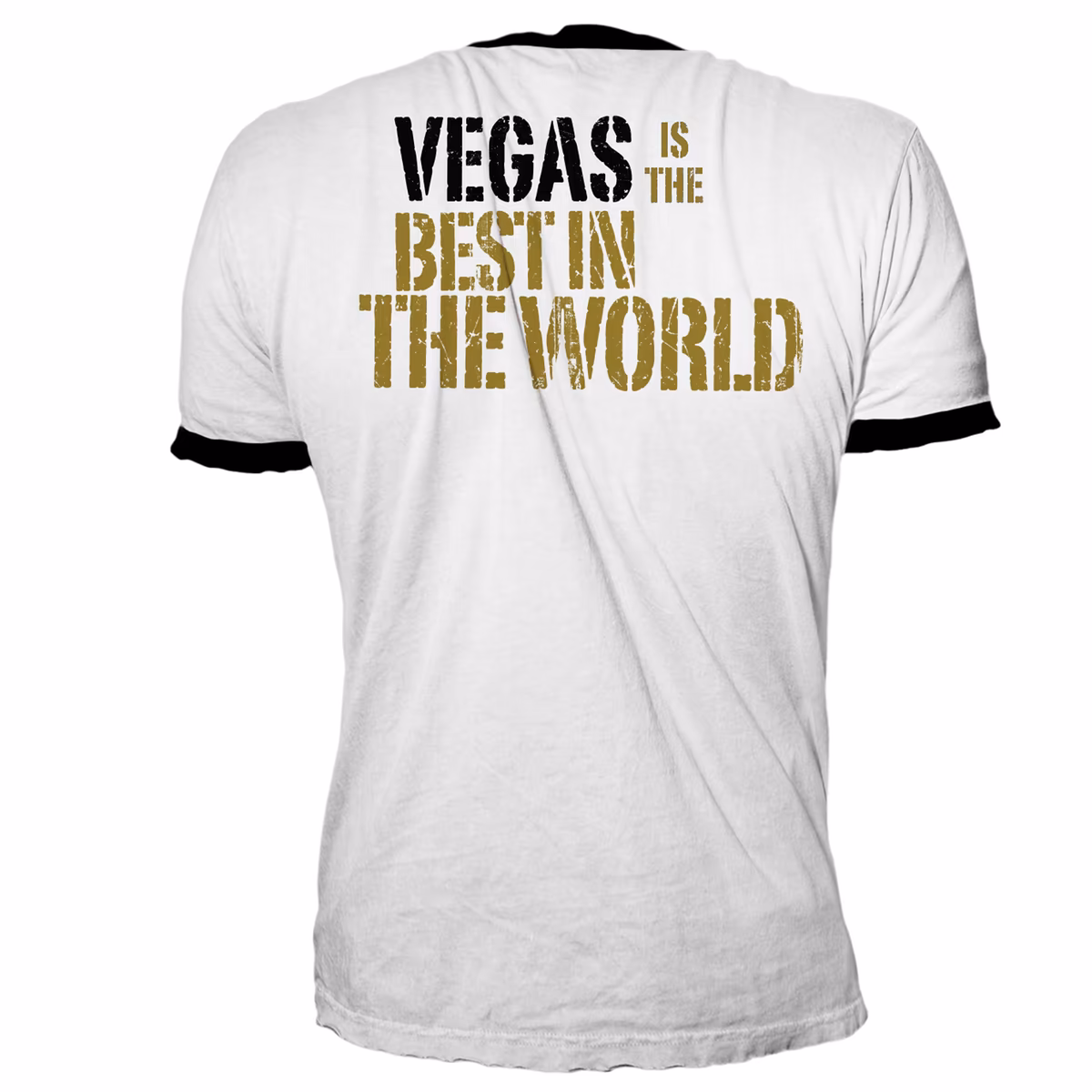 Men's White CM Punk Best in the World Las Vegas Ringer T-Shirt 4 Men's White CM Punk Best in the World Las Vegas Ringer T-Shirt