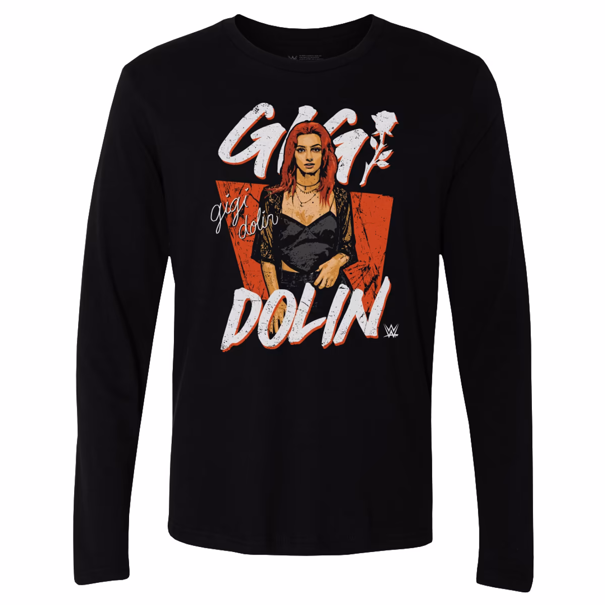 Men's 500 Level  Black Gigi Dolin Pose Long Sleeve T-Shirt