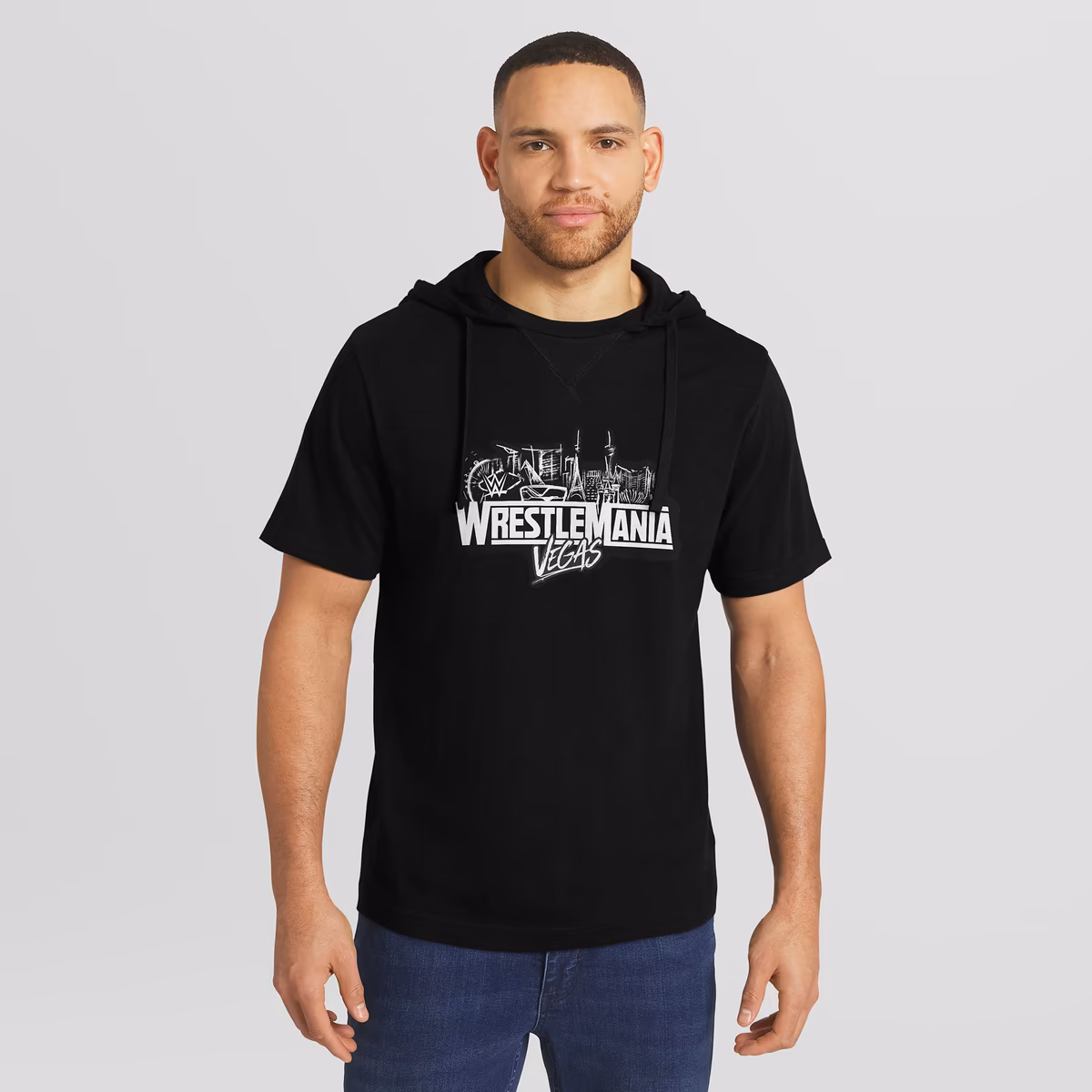 Men's Darius Rucker Collection by Fanatics Black WrestleMania 42 Hooded T-Shirt