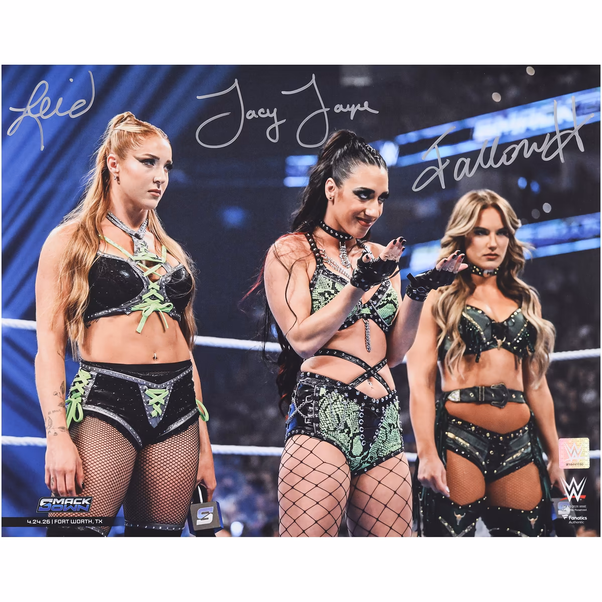 Fatal Influence WWE Autographed 16" x 20" Smackdown Debut Photograph