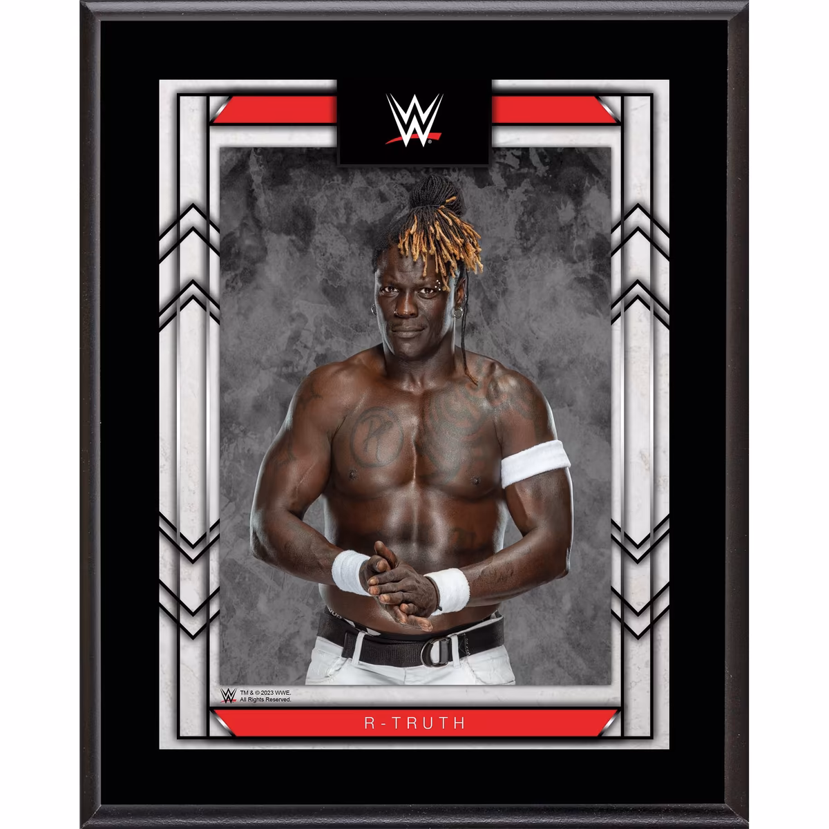 R-Truth WWE 10.5" x 13" Sublimated Plaque