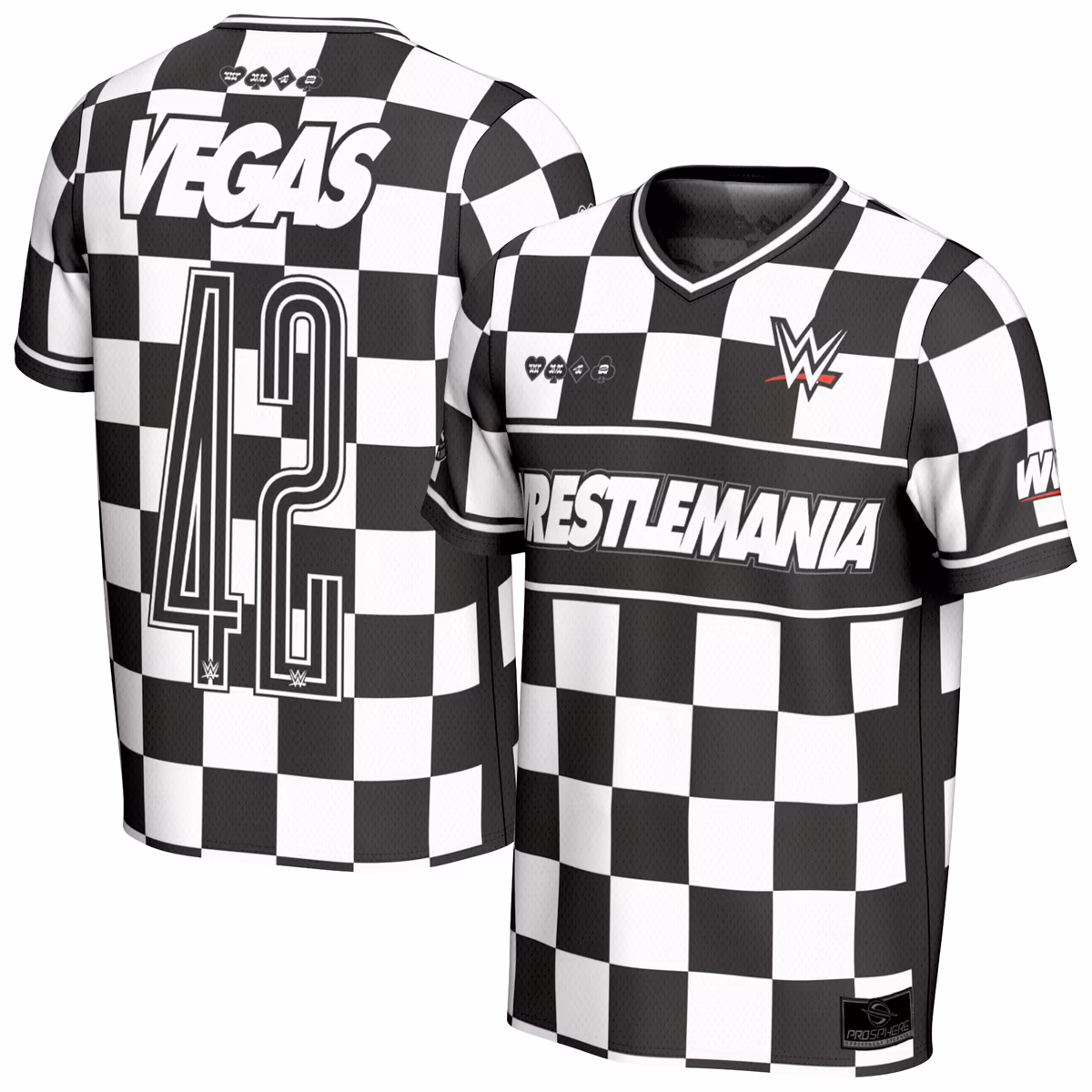 Youth ProSphere White WrestleMania 42 Soccer Fashion Jersey 9 Youth ProSphere White WrestleMania 42 Soccer Fashion Jersey