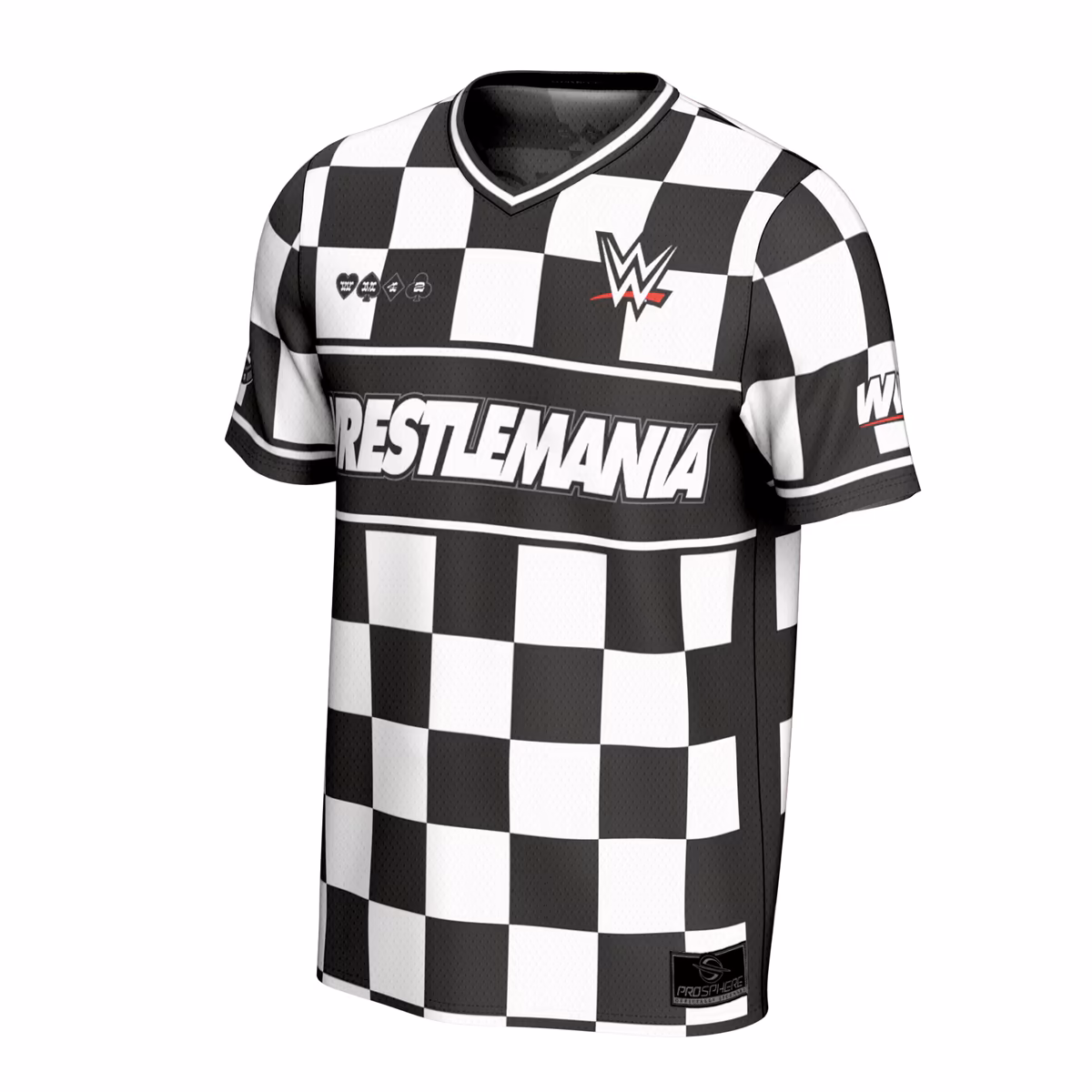 Youth ProSphere White WrestleMania 42 Soccer Fashion Jersey 3 Youth ProSphere White WrestleMania 42 Soccer Fashion Jersey