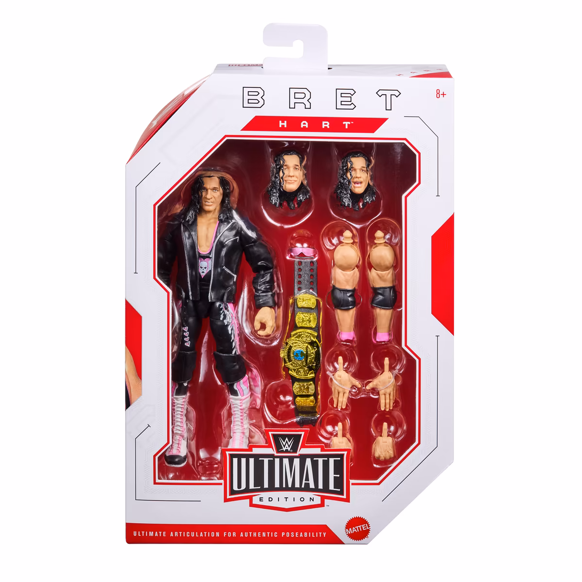 Bret Hart WWE Mattel Ultimate Edition Greatest Hits Wave 3 Action Figure