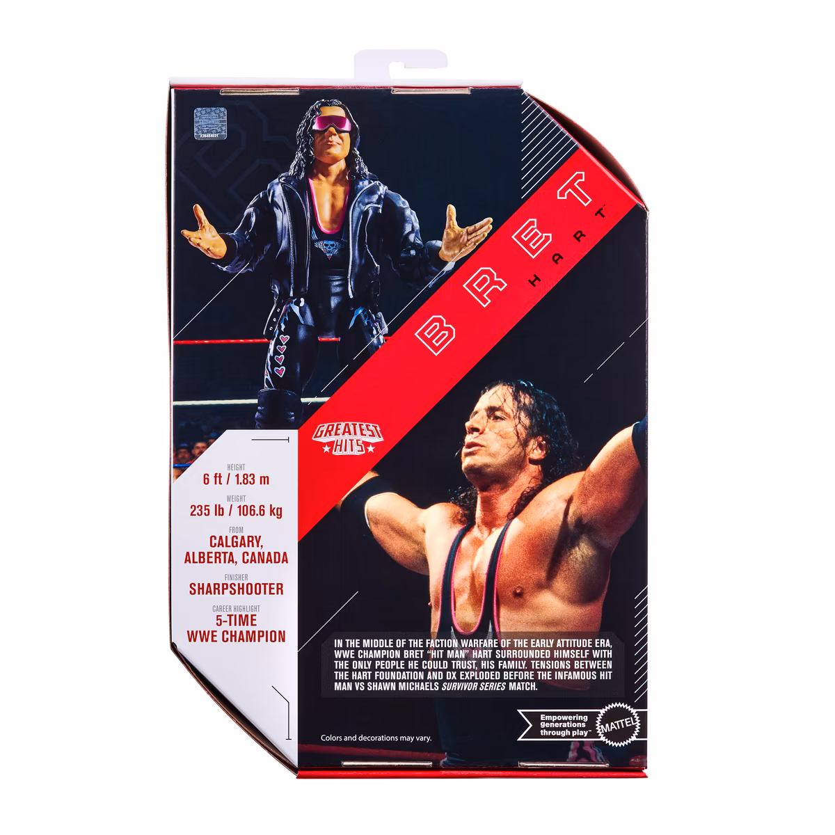 Bret Hart WWE Mattel Ultimate Edition Greatest Hits Wave 3 Action Figure 3 Bret Hart WWE Mattel Ultimate Edition Greatest Hits Wave 3 Action Figure