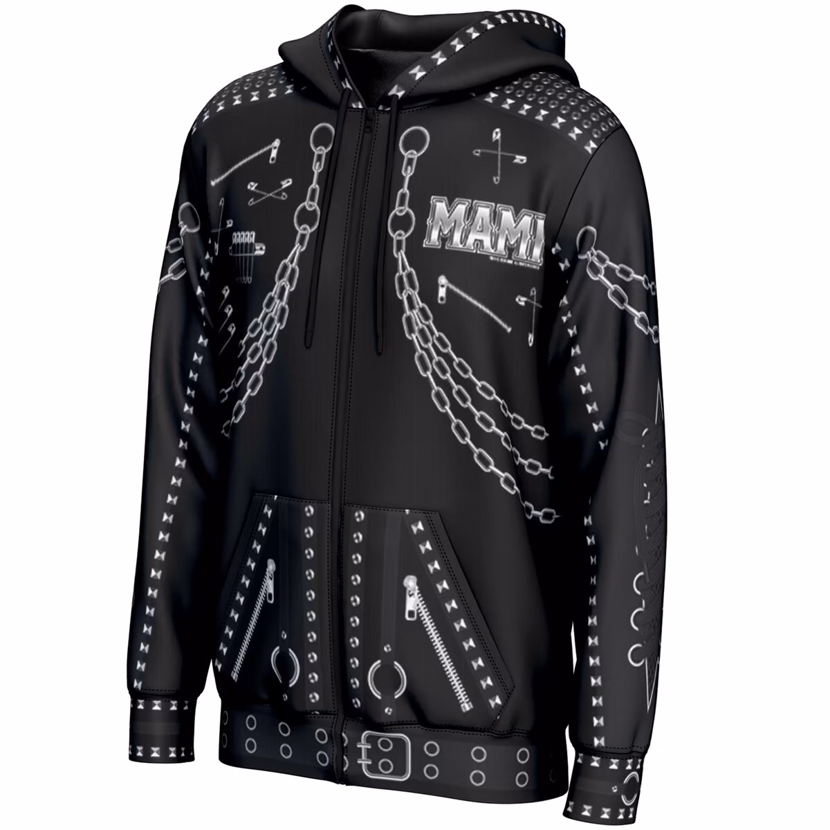 Men's ProSphere Black Rhea Ripley Full-Zip Hoodie 3 Men's ProSphere Black Rhea Ripley Full-Zip Hoodie