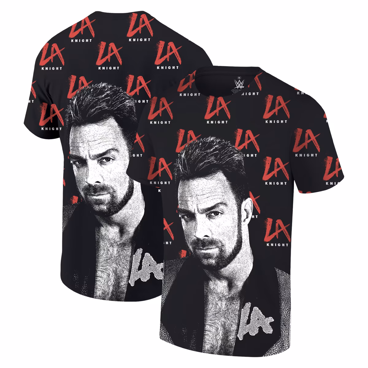 Men's Ripple Junction Black/Red LA Knight Graphic T-Shirt 7 Men's Ripple Junction Black/Red LA Knight Graphic T-Shirt
