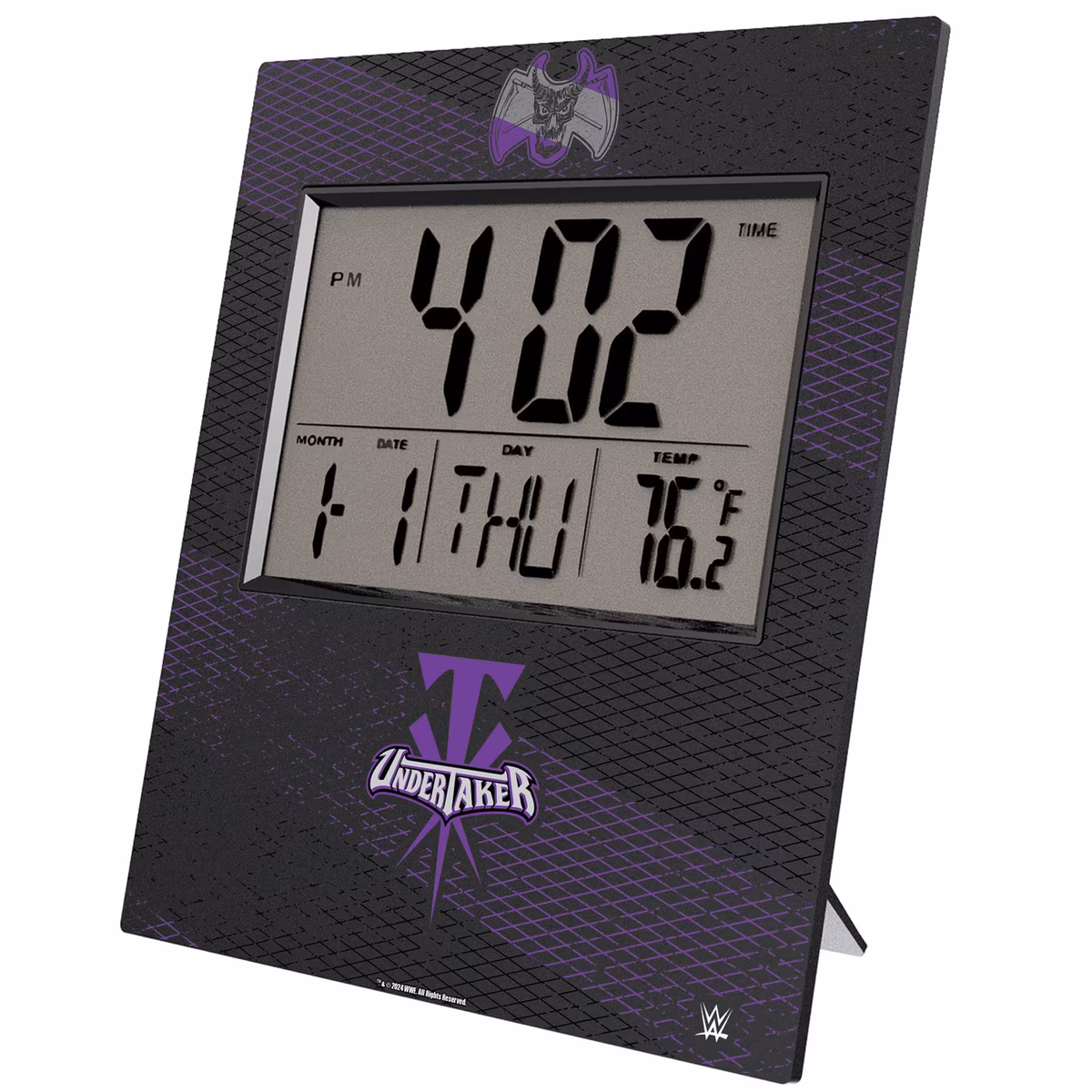 Keyscaper Gray The Undertaker Digital Desk/Wall Clock