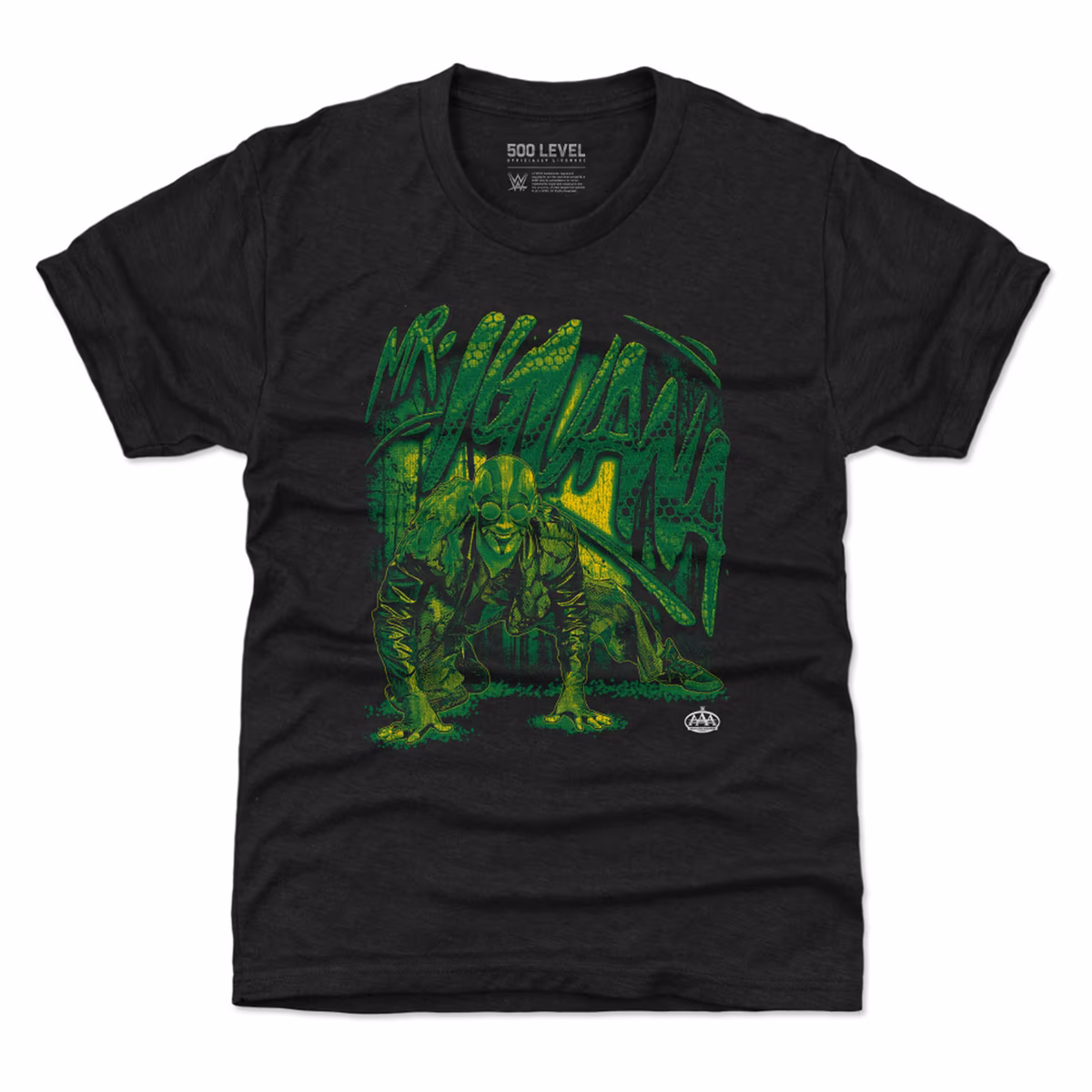 Youth 500 Level Black Mr. Iguana Grunge T-Shirt
