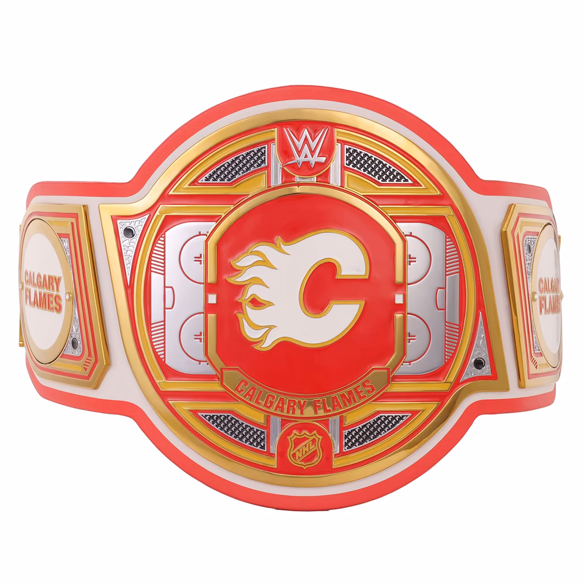 Calgary Flames WWE Legacy Title Belt 1 Calgary Flames WWE Legacy Title Belt