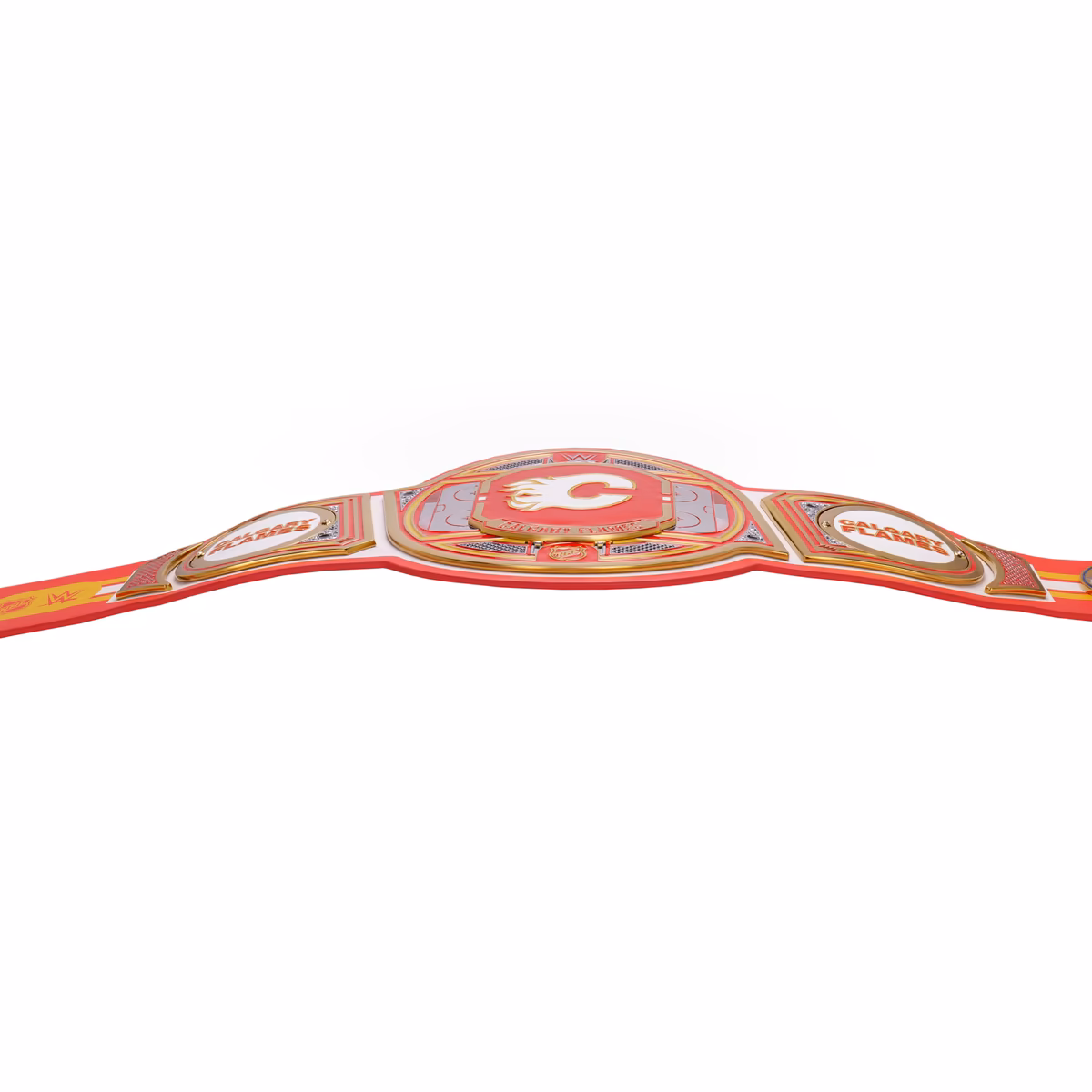 Calgary Flames WWE Legacy Title Belt 10 Calgary Flames WWE Legacy Title Belt