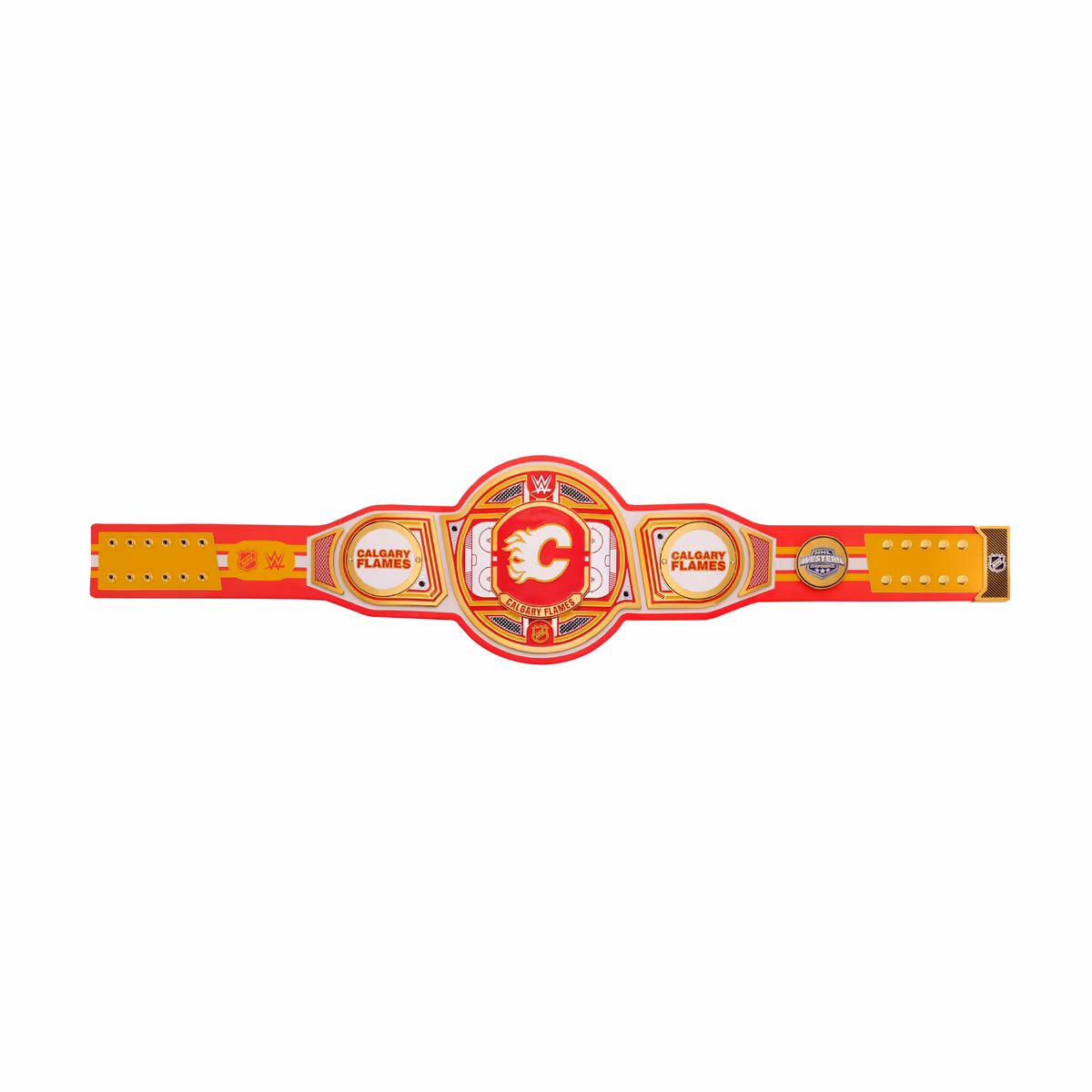 Calgary Flames WWE Legacy Title Belt 6 Calgary Flames WWE Legacy Title Belt