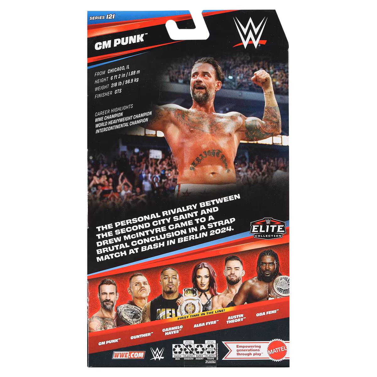 Mattel CM Punk WrestleMania Elite Collection Action Figure 3 Mattel CM Punk WrestleMania Elite Collection Action Figure