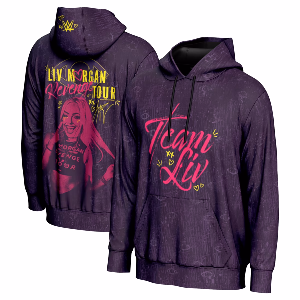Youth ProSphere Purple Liv Morgan Revenge Pullover Hoodie 8 Youth ProSphere Purple Liv Morgan Revenge Pullover Hoodie