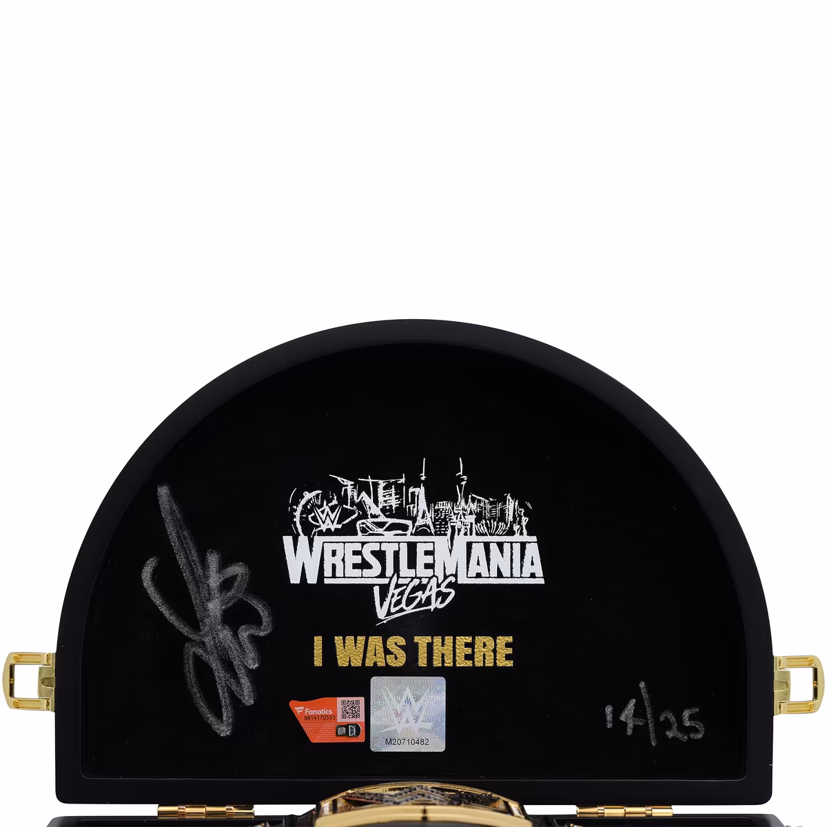 Liv Morgan WWE Autographed WrestleMania 42 Poker Table Mini Title - Limited Edition of 25 3 Liv Morgan WWE Autographed WrestleMania 42 Poker Table Mini Title - Limited Edition of 25
