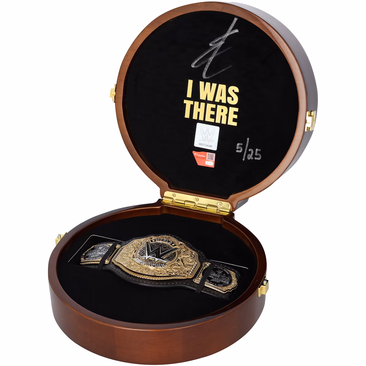 Becky Lynch WWE Autographed WrestleMania 42 Roulette Wheel Mini Title - Limited Edition of 25 2 Becky Lynch WWE Autographed WrestleMania 42 Roulette Wheel Mini Title - Limited Edition of 25