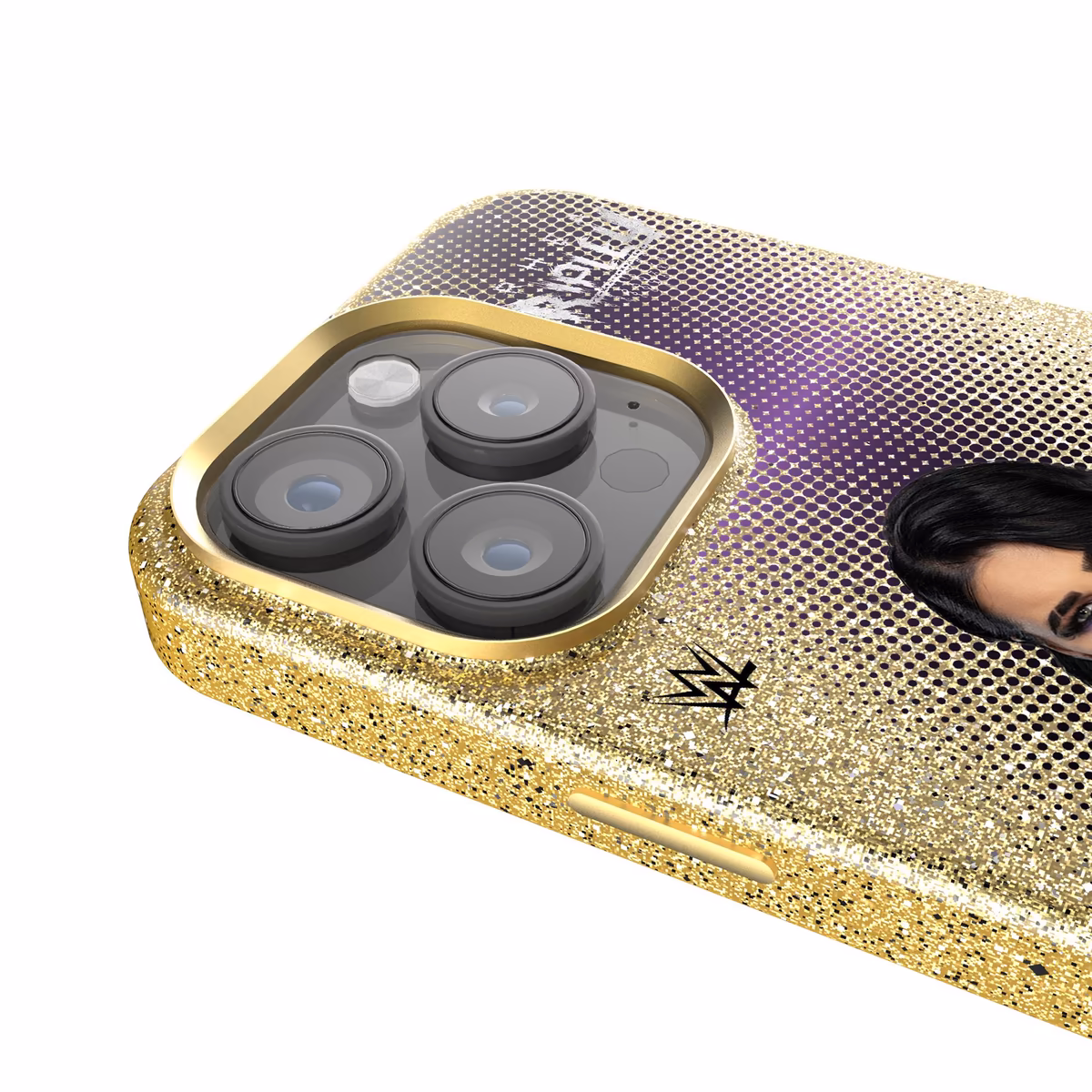 Keyscaper Rhea Ripley WWE Nightmare Superstar iPhone Gold Bling Case 5 Keyscaper Rhea Ripley WWE Nightmare Superstar iPhone Gold Bling Case