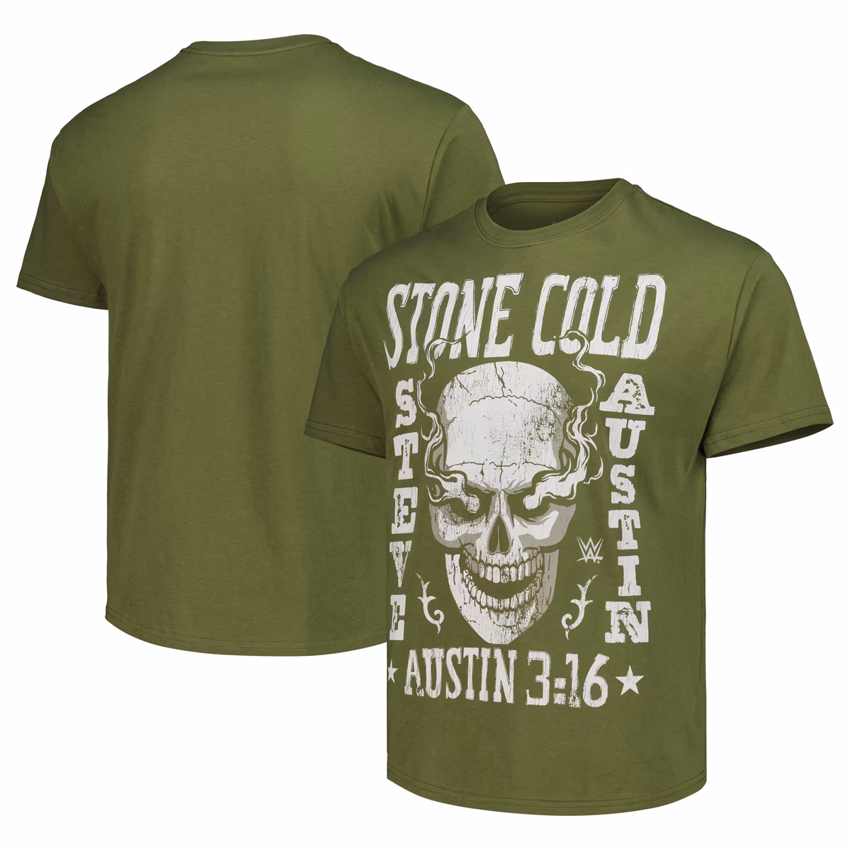 Men's Goodie Two Sleeves Green "Stone Cold" Steve Austin Skeleton T-Shirt 6 Men's Goodie Two Sleeves Green "Stone Cold" Steve Austin Skeleton T-Shirt