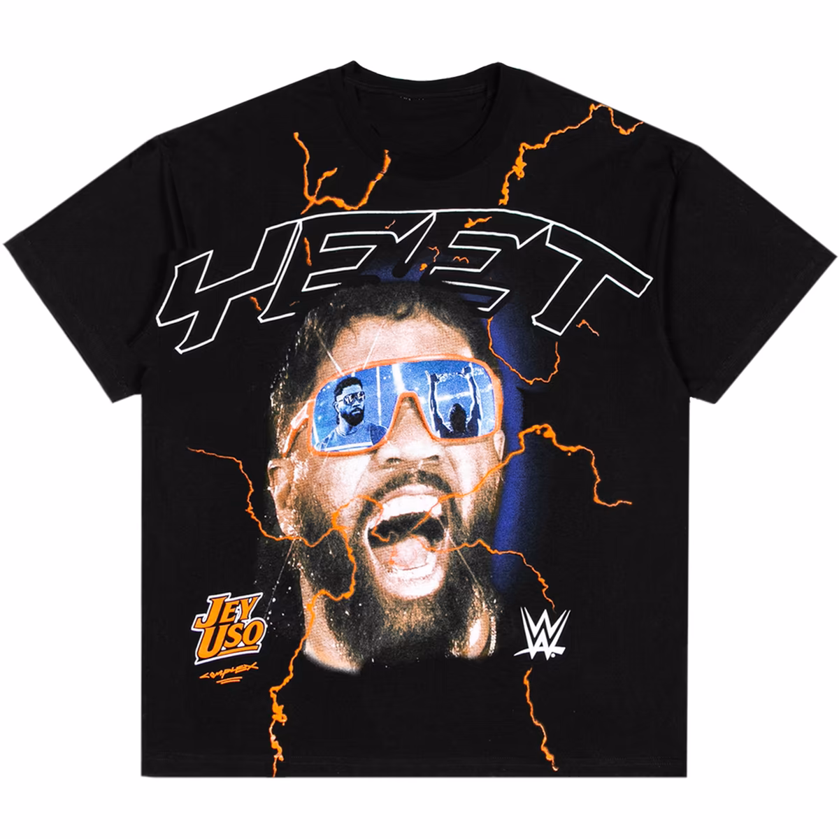 Men's Complex Black Jey Uso Boxy Main Event T-Shirt