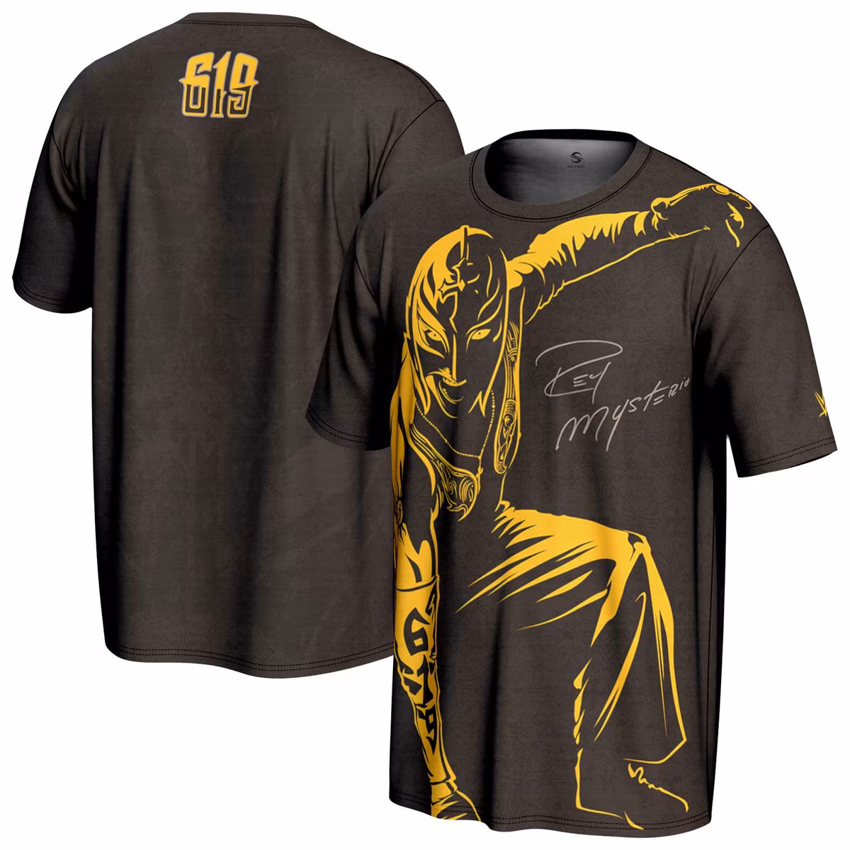 Youth ProSphere Brown Rey Mysterio San Diego T-Shirt 1 Youth ProSphere Brown Rey Mysterio San Diego T-Shirt