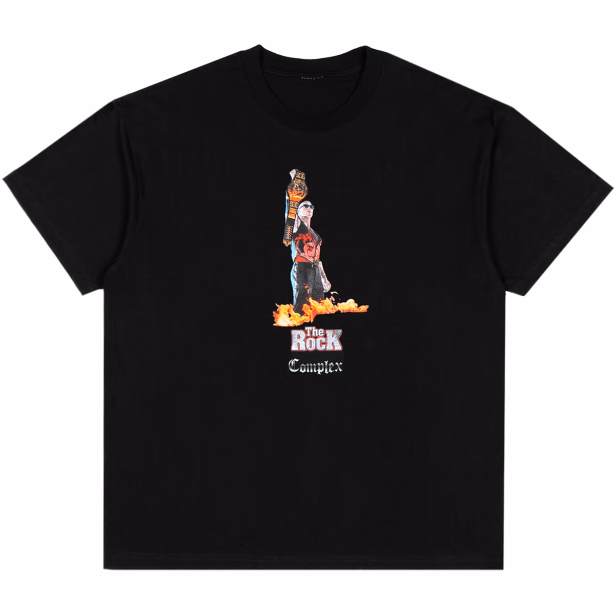 Men's Complex Black The Rock Boxy Bring It T-Shirt 1 Men's Complex Black The Rock Boxy Bring It T-Shirt