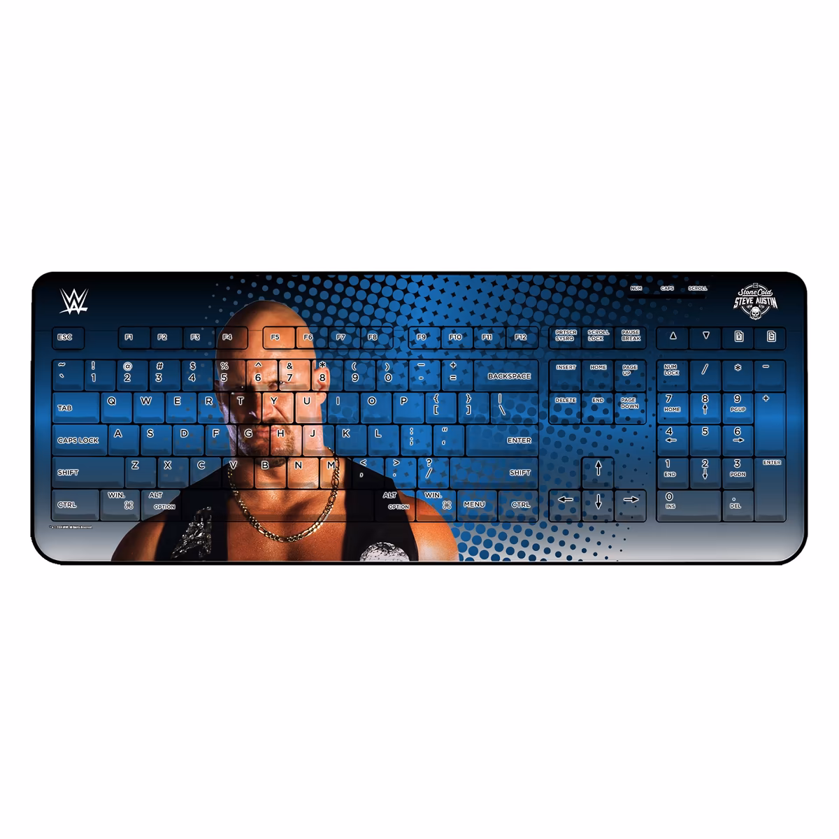 Keyscaper "Stone Cold" Steve Austin Superstar Wireless Keyboard 2 Keyscaper "Stone Cold" Steve Austin Superstar Wireless Keyboard