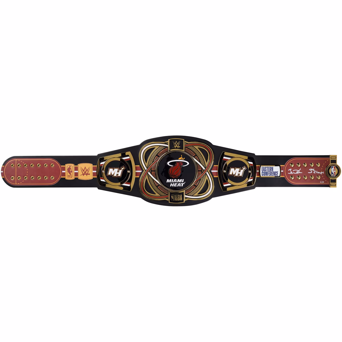 Dwyane Wade Miami Heat Autographed WWE Legacy Title Belt with "3X Champs" Inscription - Limited Edition of 10 5 Dwyane Wade Miami Heat Autographed WWE Legacy Title Belt with "3X Champs" Inscription - Limited Edition of 10