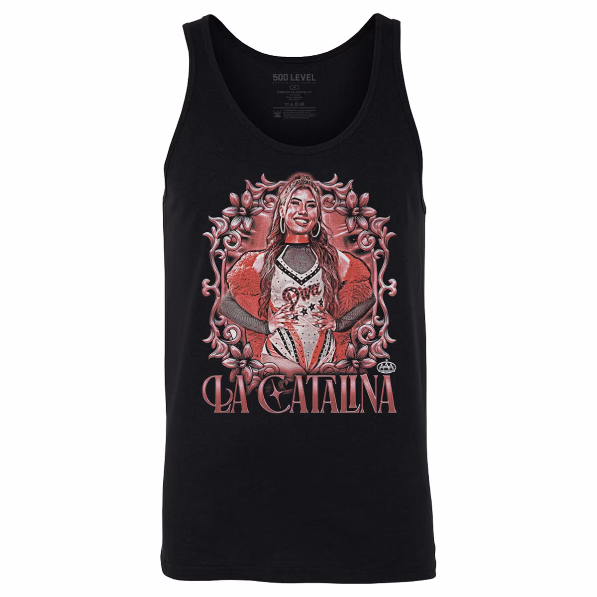 Men's 500 Level Black La Catalina Grunge Tank Top