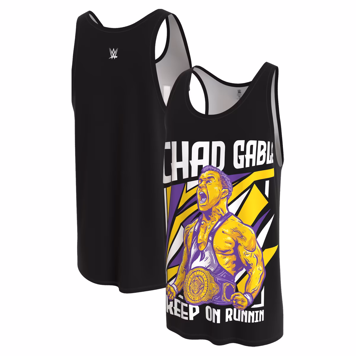 Men's ProSphere Black Chad Gable Tonal Tank Top 6 Men's ProSphere Black Chad Gable Tonal Tank Top
