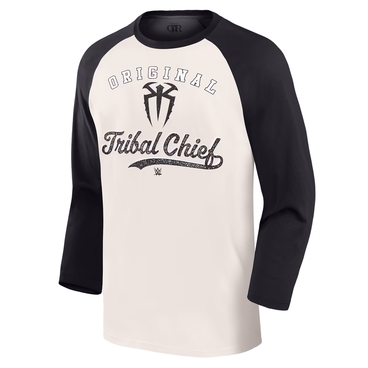 Men's Darius Rucker Collection by Fanatics White/Black Roman Reigns 3/4 Sleeve Raglan T-Shirt 4 Men's Darius Rucker Collection by Fanatics White/Black Roman Reigns 3/4 Sleeve Raglan T-Shirt