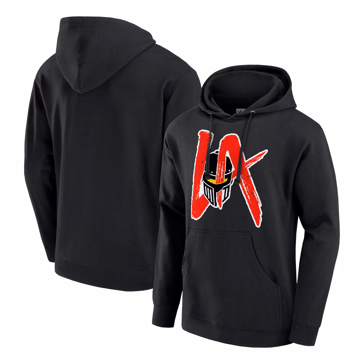 Men's Black LA Knight Big Logo Pullover Hoodie 2 Men's Black LA Knight Big Logo Pullover Hoodie