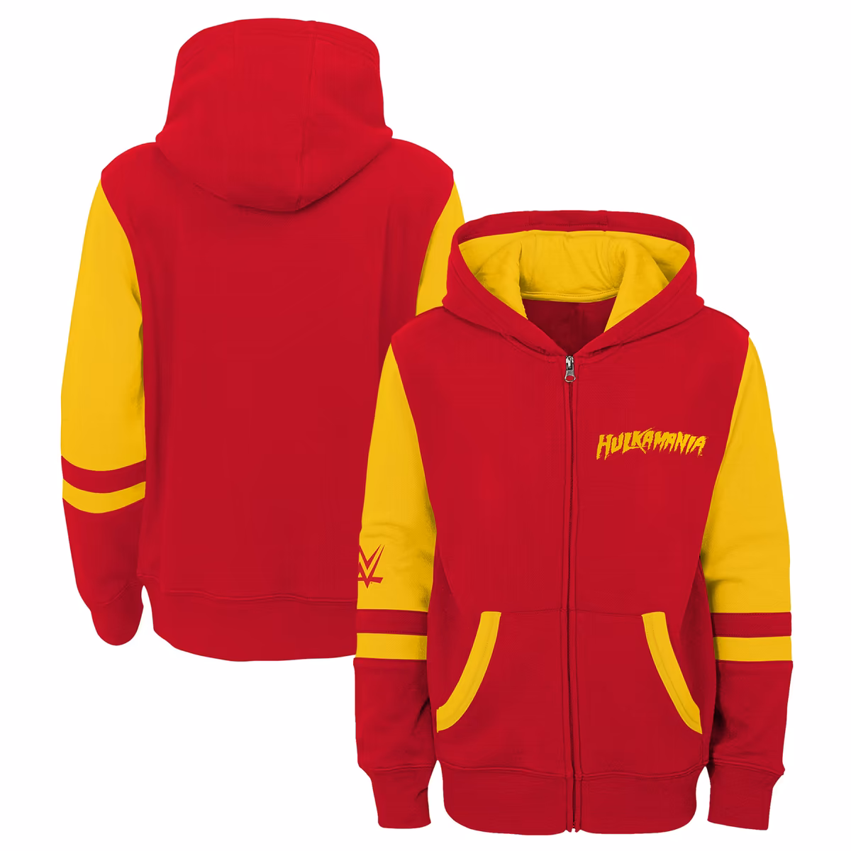 Youth Red Hulk Hogan Stadium Full-Zip Hoodie