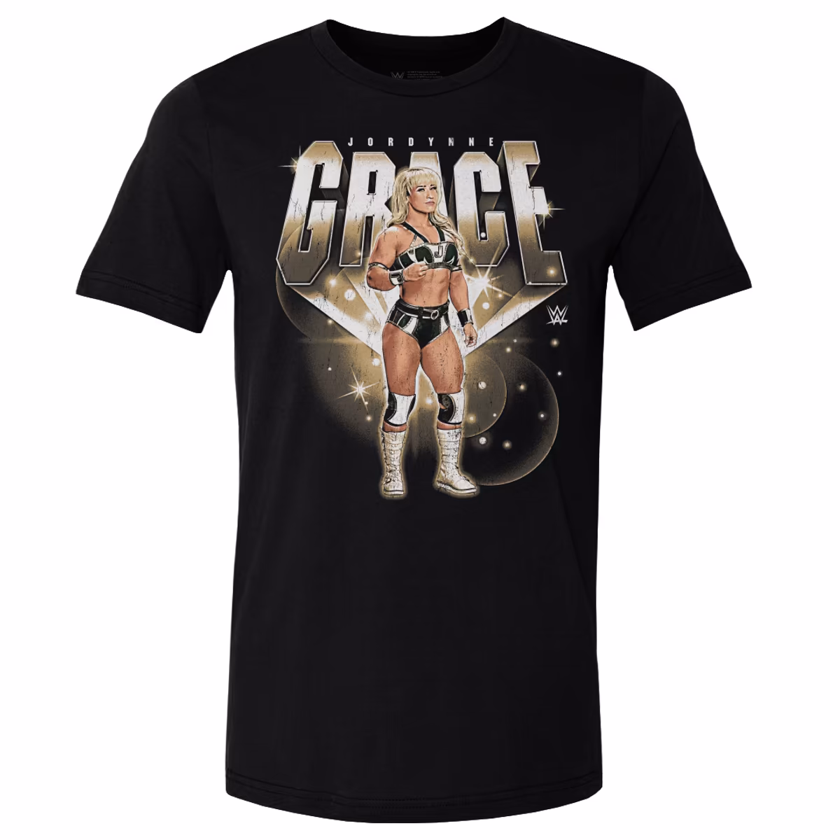 Men's 500 Level Black Jordynne Grace Vintage T-Shirt