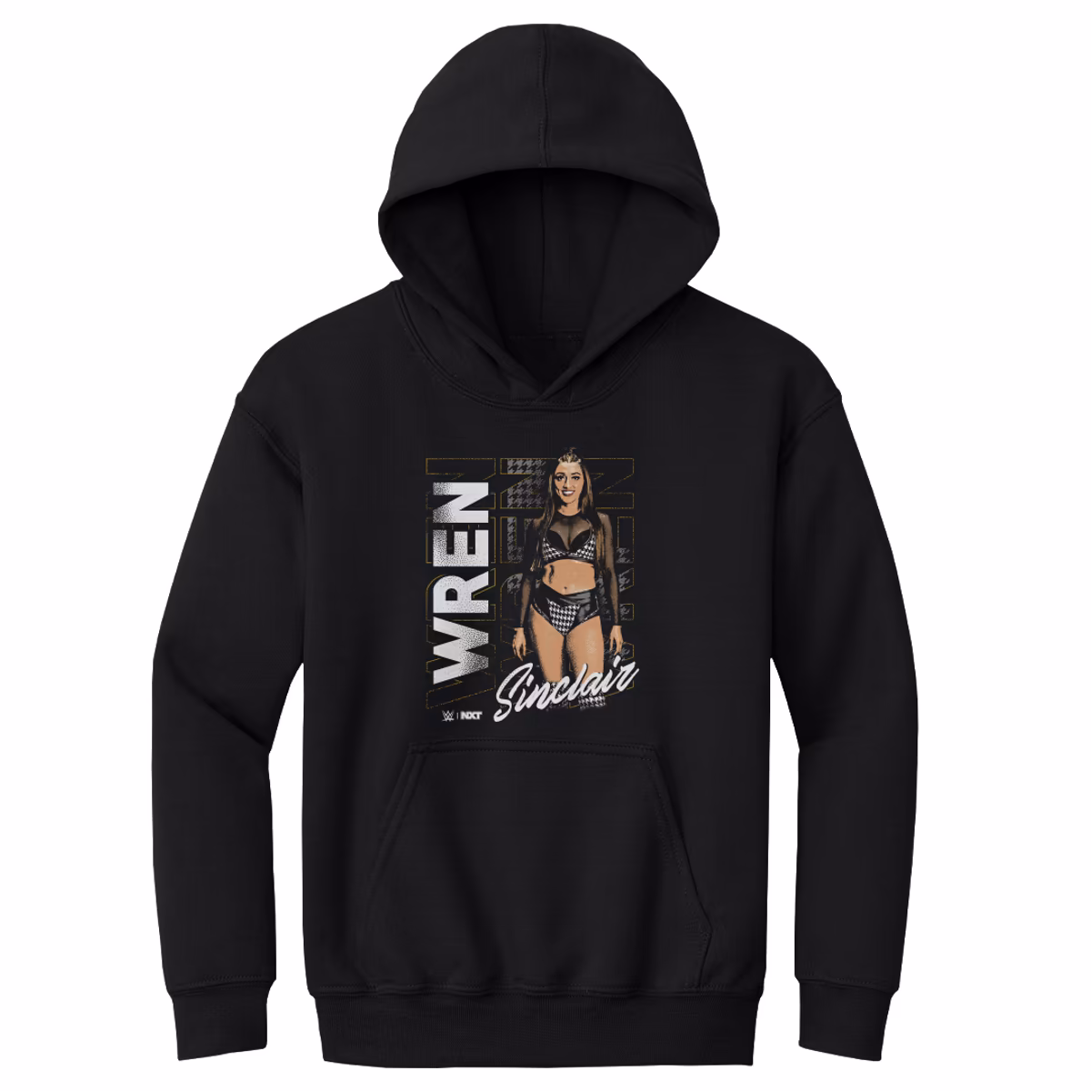 Youth 500 Level Black Wren Sinclair Vertical Name Hoodie