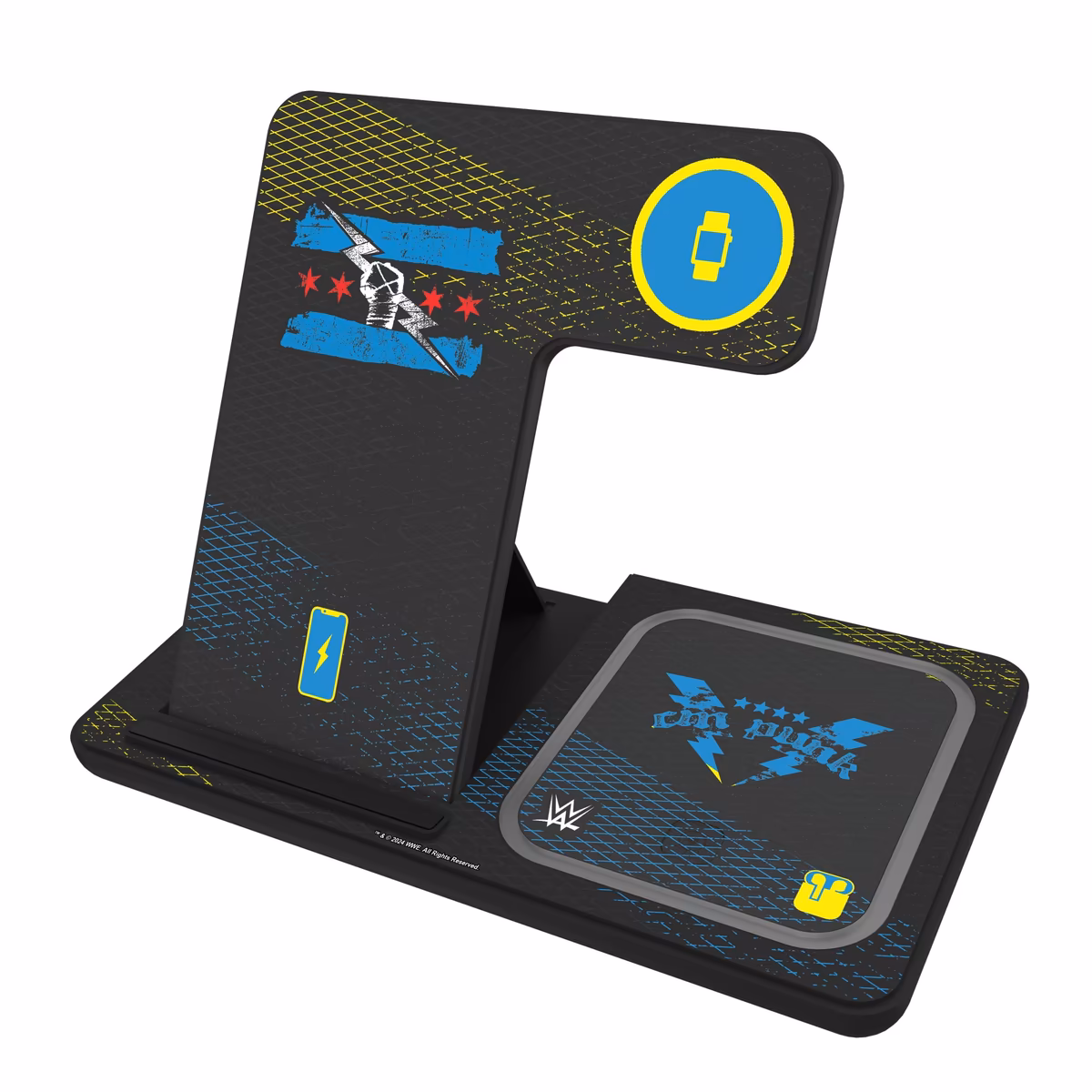 Keyscaper Black CM Punk 3-In-1 Charging Station 2 Keyscaper Black CM Punk 3-In-1 Charging Station