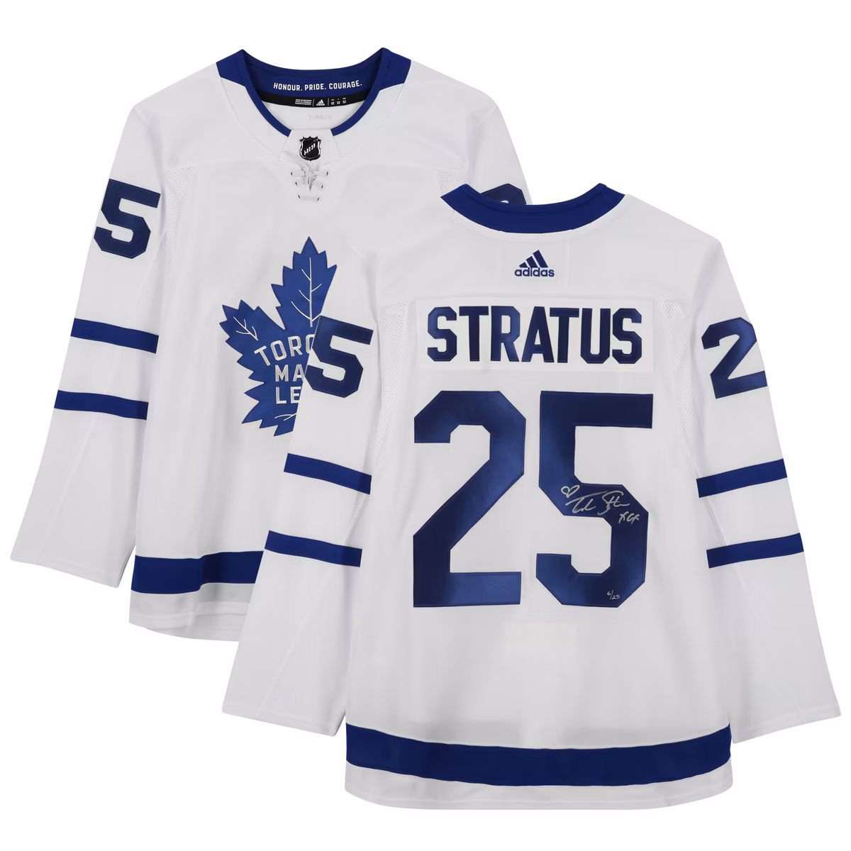 Trish Stratus Toronto Maple Leafs Autographed adidas #25 Authentic Jersey - Limited Edition of 25