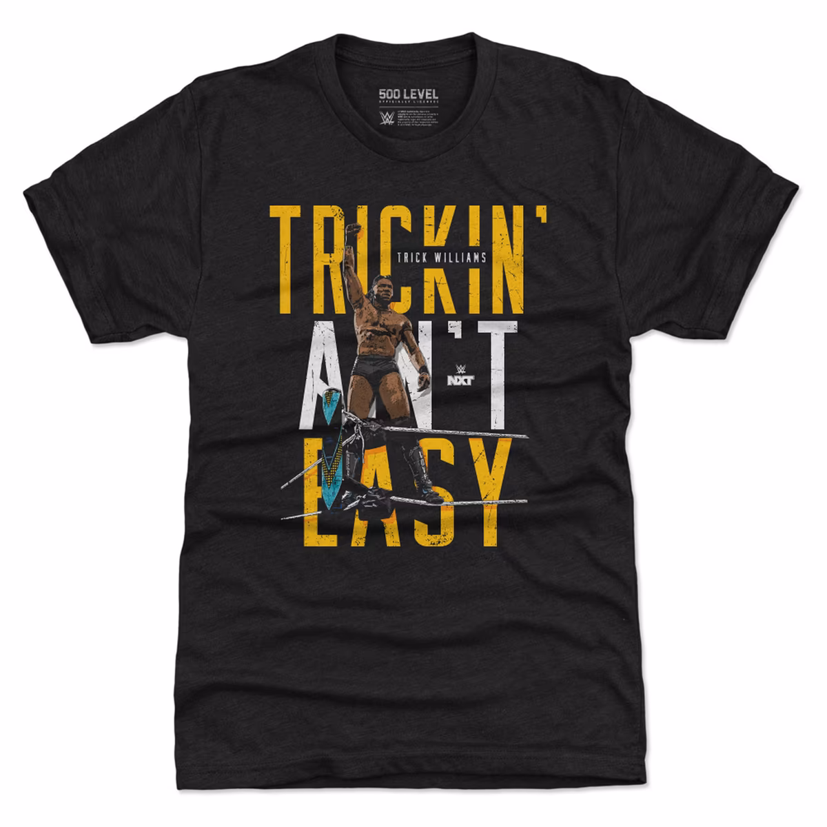 Men's 500 Level Black Trick Williams Tri-Blend T-Shirt