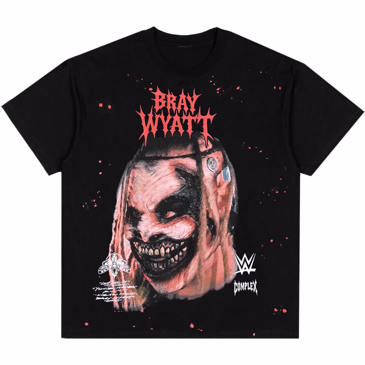 Men's Complex Black Bray Wyatt Boxy Pain T-Shirt 2 Men's Complex Black Bray Wyatt Boxy Pain T-Shirt